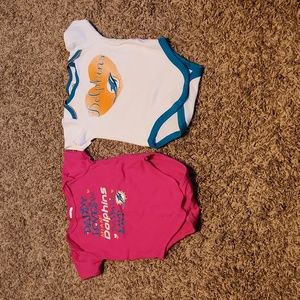 Miami Dolphins Infant Onesies